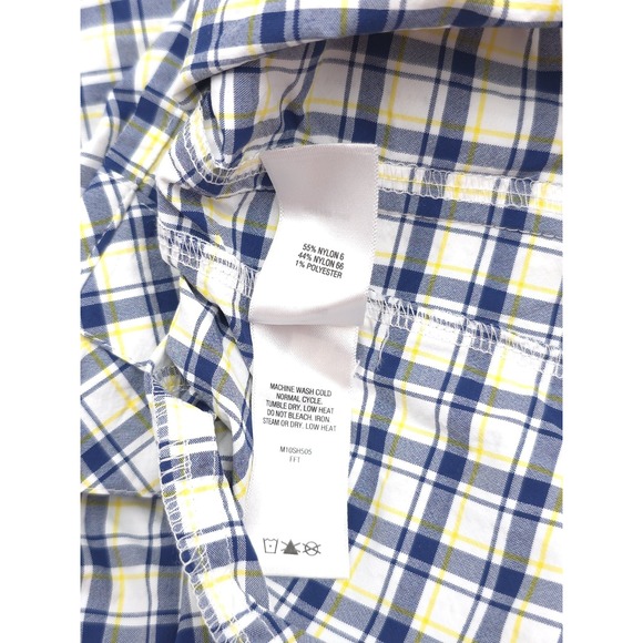 NEW Cabelas Shirt Men L White Plaid Nylon Blend Vented Fishing Button-Up‎ - Picture 13 of 13